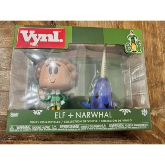 Funko Elf the Movie Vynl Buddy & Narwhal Vinyl Figure 2-Pack Box NEW - Picture 1 of 2